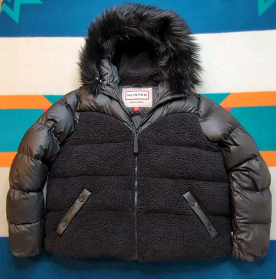 Hunter Original Hero Puffer Jacket Hybrid Sherpa Insulated Faux