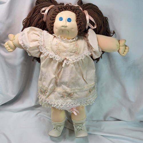 Vintage 1983 Xavier Roberts Cabbage Patch Kinder Stoffpuppe weiche Skulptur Gesicht signiert - Bild 3 von 23