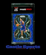 2021 Panini Prizm #282 Cade Cunningham Fast Break Blue Prizm /150 SP Rookie RC