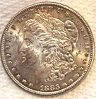 1883 P Morgan BU beautiful luster luster luster free shipping Sigma test++