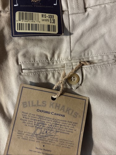 NWT Vintage Bill's Khakis Shorts Made in USA Golf Walking Travel Relaxing Hiking - Picture 21 of 24