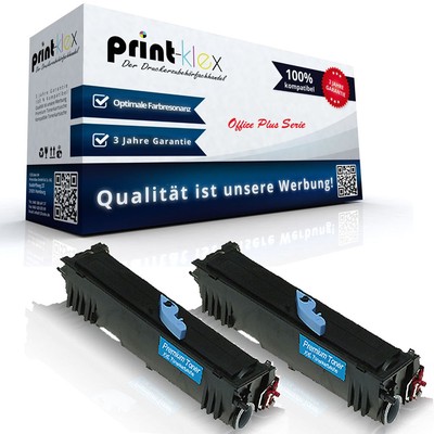 2x Alternative Tonerkartuschen für OKI 09004168 Austausch Kit -Office Plus Serie