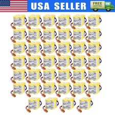 40pcs 6V BR-2/3AGCT4A PLC Battery For FANUC A98L-0031-0025 CNC Machine With Plug