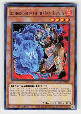 Maximum Gold #MAGO-EN071 Brotherhood of the Fire Fist 1st Edition