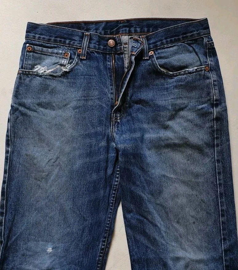 LEVIS 501 Jeans Mens W 32 L 32 Classic Fit Blue Denim Red Tab Vintage, photo 4 of 5