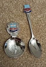 Vintage Tea  Caddy Spoons –  BATH.  x 2