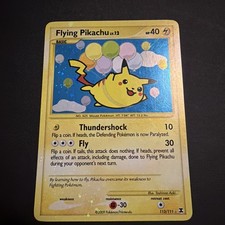 The Pokémon Company 2009 Flying Pikachu 113/111 Rising Rivals Secret Rare Holo on eBay