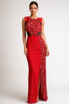 Gabriela Cadena Blush Camila Long Gown Dress  Size 6 NEW Prom Wedding