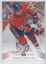 2008-09 Upper Deck Montreal Canadiens Centennial Set Pierre Larouche #119 0a1