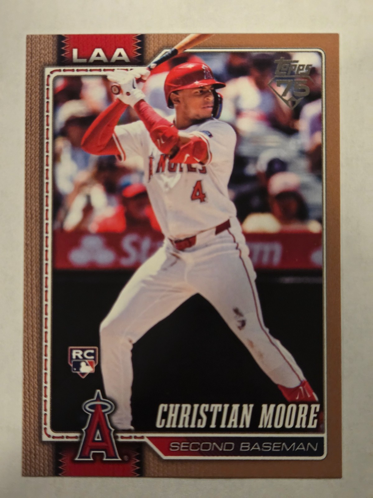 2026 Topps Series 1 - Christian Moore #147 Gold /2026 (RC)