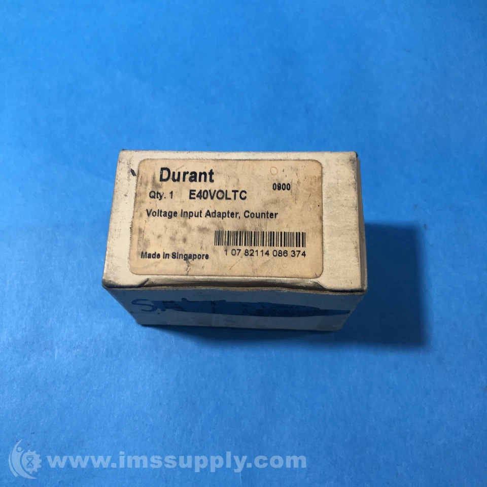 Durant E40VOLTC Voltage Adapter,  Counter, Series E40 FNOB - Image 4 of 4