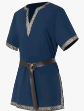 Spooktacular Creations Viking Knight Adult Costume   L   Tunic  Belt   NWT