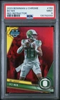 2023 Bowman U Chrome Bo Nix Red Refractor #/5 PSA 9! #159