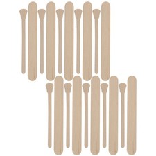 100pcs Apply Wax Rods Wooden Wax Sticks Household Wax Spatula Wax Scrapping Tool