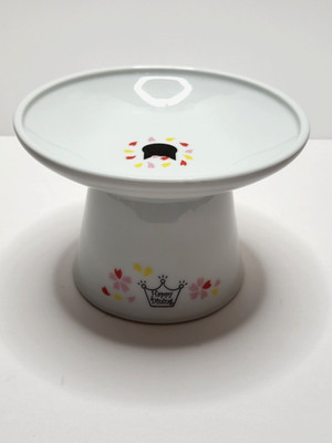 Raised Cat Food Water Bowl Neocoichi Happy Dining Japan Pet Eat Drink Treat Bowl