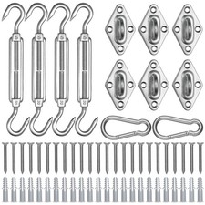 Sonnenschutz Segel Dreieck Edelstahl Hardware Installation Kit 5 Zoll 2er Pack
