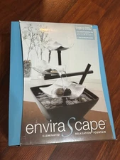 HoMedics EnviraScape Silver Springs Illuminated Tabletop Relaxation Fountain
