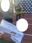 2025 SAVANNAH BANANAS TEAM SIGNED BASE JACKSON OLSON COX STILTS COLE PROOF — photo 2