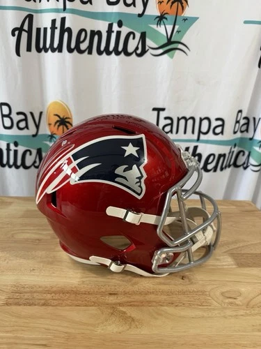 Mac Jones Signed Helmet Full Size Replica New England Patriots Beckett COA