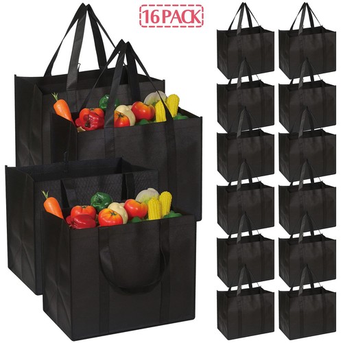 Set of 16 Reusable Grocery Bags Extra Large Super Strong Heavy Duty Shopping ... - Picture 7 of 7