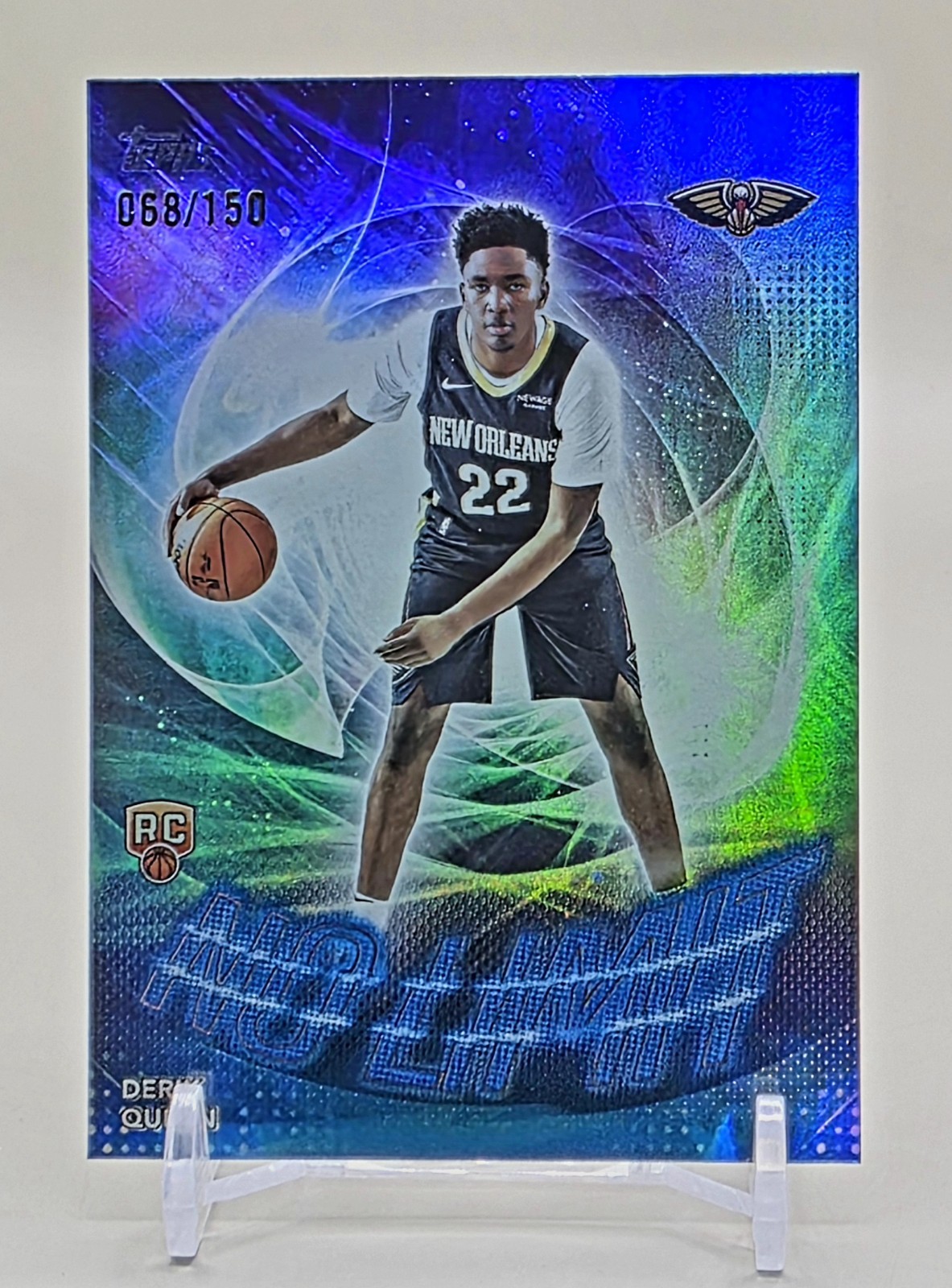 2025-26 Topps - No Limit Derik Queen #NL-13 Blue Rainbow /150 (RC)