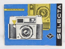 VVGC Agfa Selecta Camera Operating Instructions Booklet Vintage