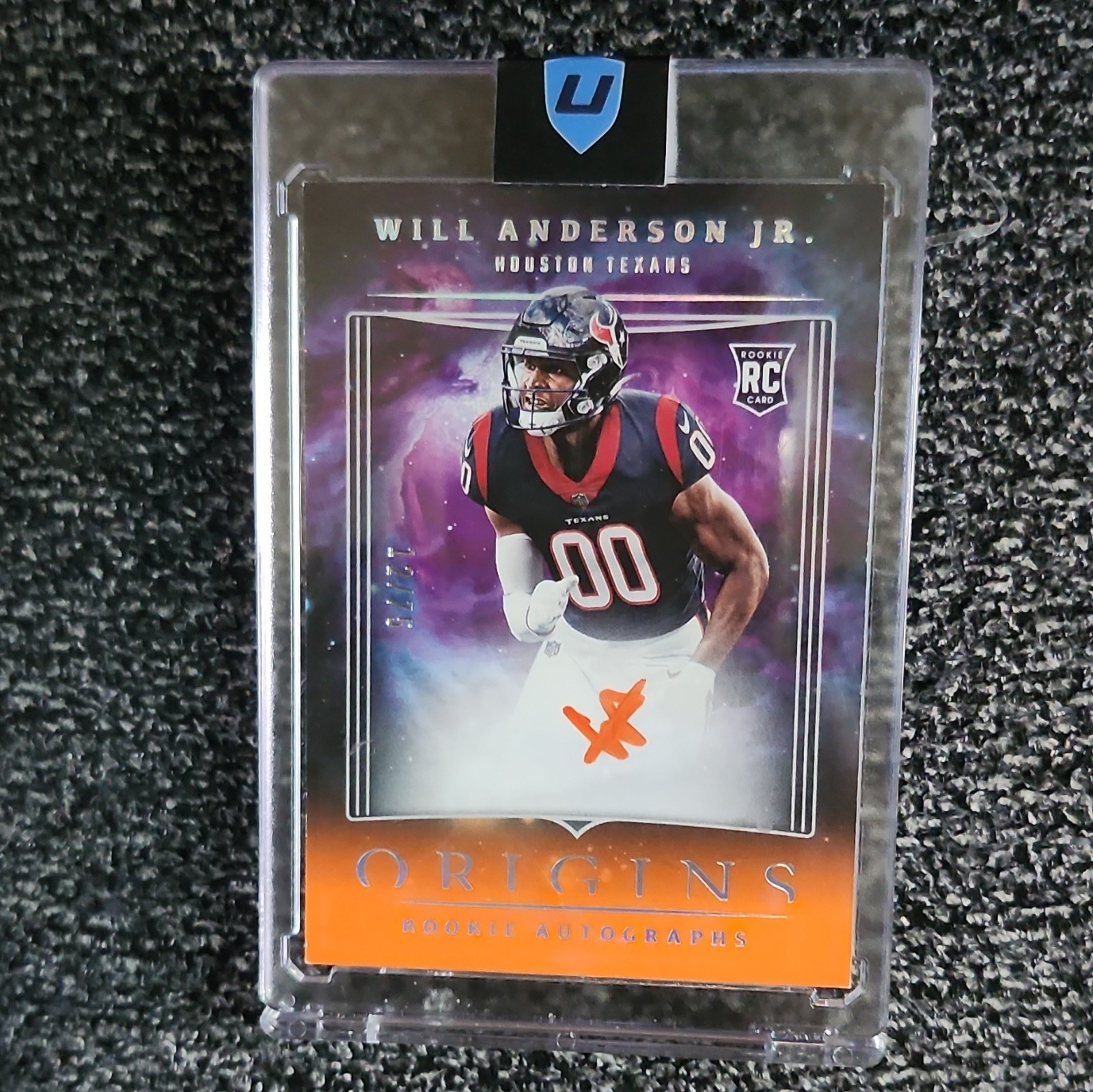 Will Anderson Panini Origins Rookie Autographs #RAWAJ Base
