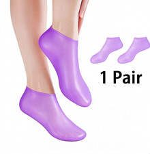 Moisturizing Foot Socks,Silicone Socks for Dry Cracked Feet Women's Foot