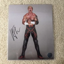 Kyle Fletcher Signed AEW 8x10 Photo COA With Protective Case