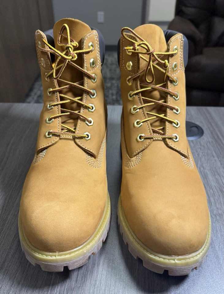 Botas Timberland 400 Gramos Premium Impermeables con Cordones Para Hombre Talla 11 M Trigo Nubuck Foto 3 de 4