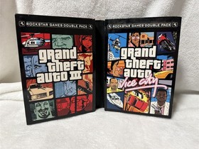 PLAYSTATION 2 PS2 GRAND THEFT AUTO III & VICE CITY DOUBLE PACK COMPLETE GAME 