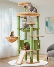 Cat Tree, 183cm Large Cat Tree for Big Cats Cat Towers for Indoor Cats with 5 S