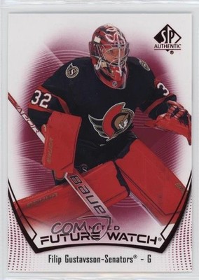 2021 SP Authentic Future Watch Limited Red Filip Gustavsson #148 Rookie RC lk8