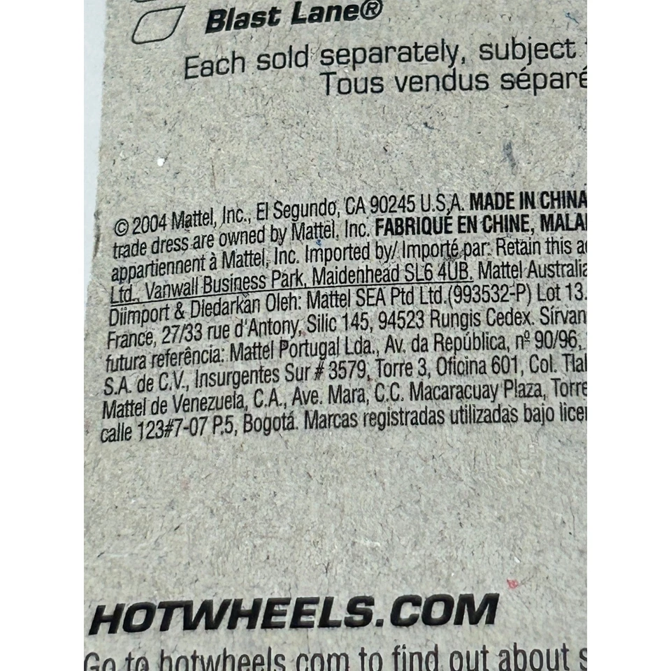 Hot Wheels Rebel Rides Fright Bikes 080 Motorcycle Toy 2004 - Image 3 of 3