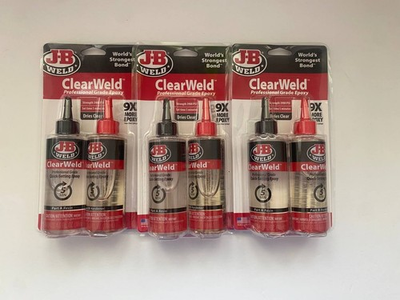 #ad 3 JB Weld 50240 ClearWeld Professional Grade Epoxy Clear 8 oz. $49.99
