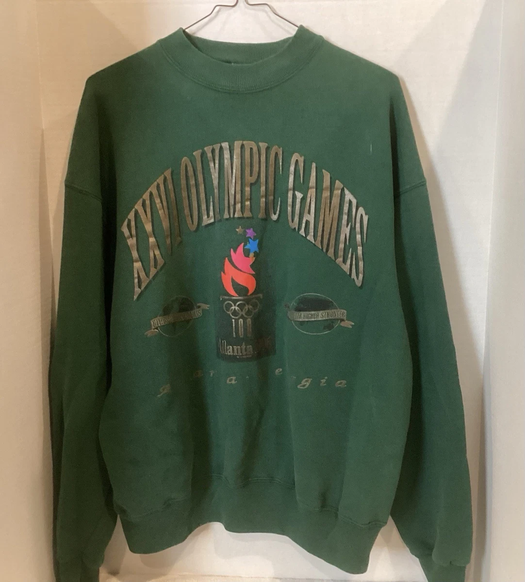 Green Atlanta 1996 Event Olympics Sweatshirts for sale | eBay