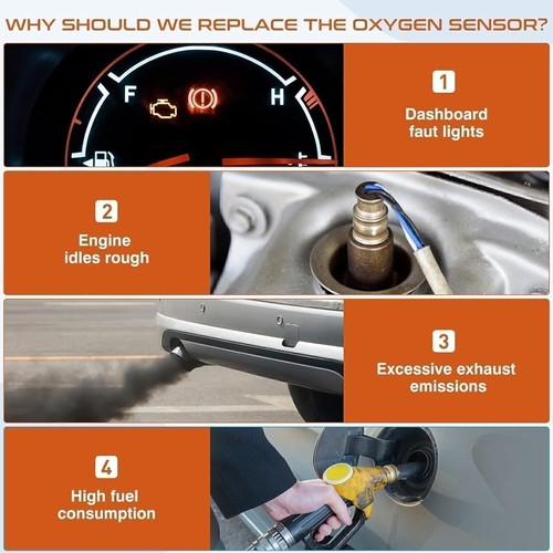 Sensor de oxígeno O2 aguas arriba 2 piezas para Chevy Tahoe Silverado Suburban 1500 2003-2013 - Imagen 5 de 11