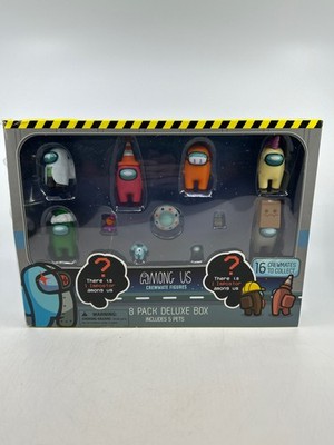 Among Us Action Figures Series 3 - Pack of 8 Collectible Figurines - Official Am