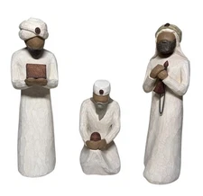 Demdaco Three Wisemen Set ~  Willow Tree Figurine Nativity Christmas figures