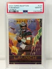 2024 Topps NFL Inception Tom Brady Launch Case Hit PSA 10 GEM MINT POP 7