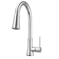 Pfister Pfirst Series Kitchen Faucet with Pull-Down 1 Pack, Polished Chrome