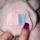 Vintage Eden Baby Doll Velour Pink Stuffed Plush Satin Trim Sleeping Eyes 11" — photo 6