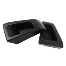 Fits 2003-2009 Hummer H2 Front Bumper End Cap Replace Parts Matte Black 2pcs