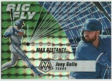 Joey Gallo 2021 PANINI MOSAIC BASEBALL Big Fly Green Prizm #BF7 Rangers