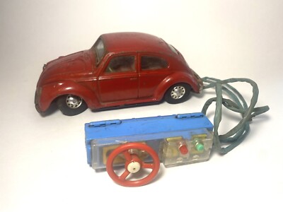 Vintage Bandai Japan Battery Operated Remote Control Red