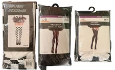 Lot of 3 Pairs Thigh High Novelty Stockings / Tights - Sexy Cosplay or Halloween