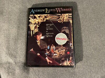 Andrew Lloyd Webber: His Life and Works SIGNED AUTOGRAPHED HC Book 1989