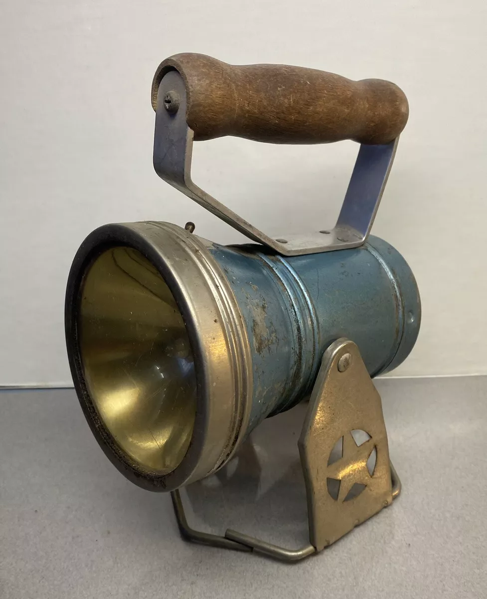 Vintage STAR HEADLIGHT & LANTERN CO. Railroad Lantern Flashlight untested