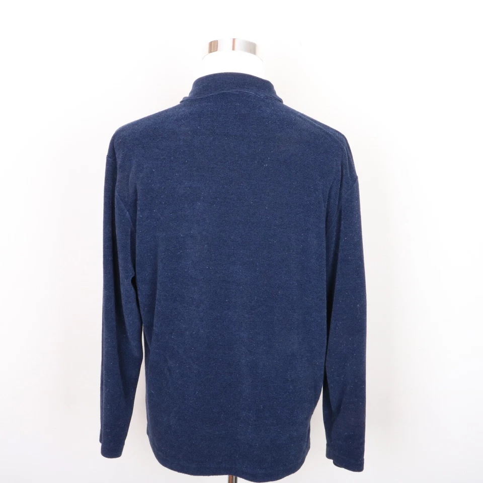 Suéter de manga larga para hombre St. Michael Marks & Spencer M azul Foto 4 de 4