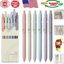 Cute 6-Piece Gel Pen Set with Retractable Design - Perfect for Every Occasion